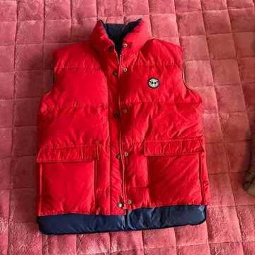 McGregor 빨간색 다운 베스트 M