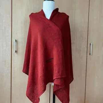 소니아 리키엘 브라운 대형 스톨 무릎 담요