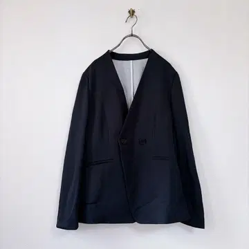 [ CAST: ] 캐스트(L) 노카라 자켓 블랙 택 포함 새상품