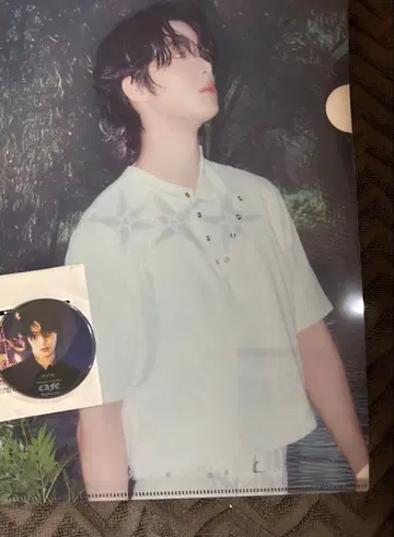 TXT CAFE in 소라마치 봄규 클리어 파일 캔뱃지