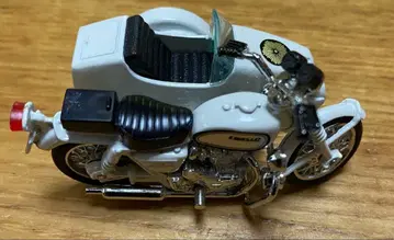 가와사키 다이아펫 W1S 화이트 사이드카 포함 미니카 1972년식