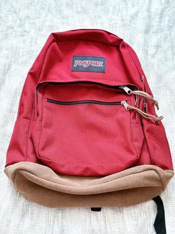 JANSPORT 빨간색 와인 레드 백팩 백팩