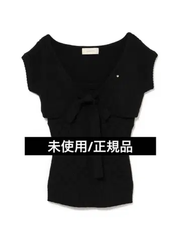 최저가 앤 마리 Nana ribbon crochet set 블랙