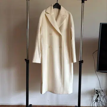 Theory luxe Caldera 2 Kosi 아이보리 롱 코트 36