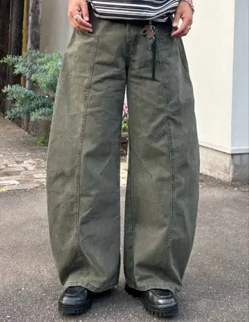 아메리칸 레트로 벌룬 팬츠