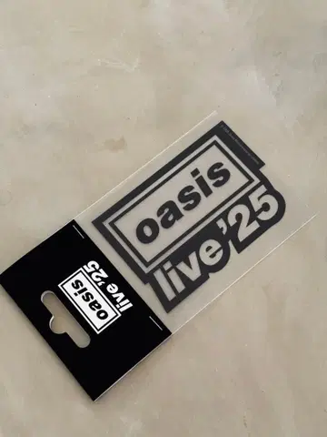 oasis live 25 스티커