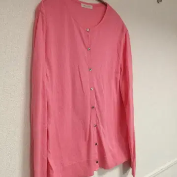 ITS international 핑크 L 사이즈 시어 가디건