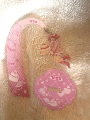 컬러풀 피치 아상 아크릴 스탠드