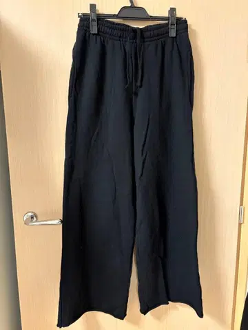 저널 스탠다드 journalstandard 블랙 와이드 스웨트 팬츠