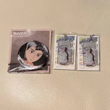 하이큐 캔뱃지 아크릴 키링