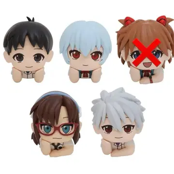 에반게리온 리라코로 이카리 신지 아야나미 레이 마리 나기사 카오루 피규어