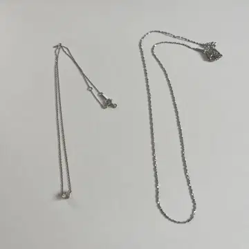 목걸이 실버 세트