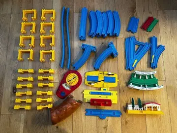 프라레일 세트 묶음 판매 75점 토마스 건물 포함