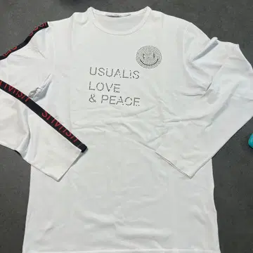 USUALIS 스팽글 긴팔 티셔츠