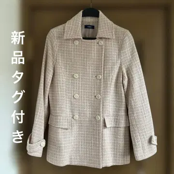 [ 새상품 ] SKBJ 핑크 더블 브레스트 자켓