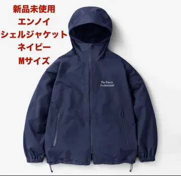 엔노이 쉘 자켓 네이비 M 사이즈