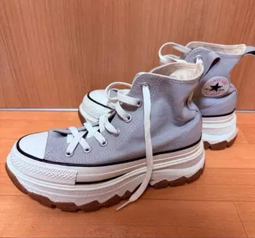 CONVERSE 그레이 통굽 하이컷 스니커즈