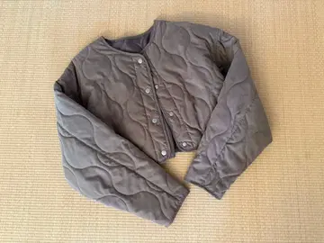퀼팅 크롭 자켓