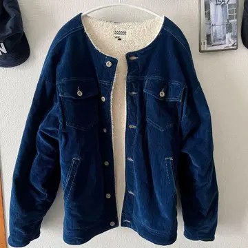 VANS 보아 자켓 M 네이비