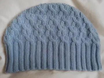 띠어리 캐시미어 니트 모자 하늘색