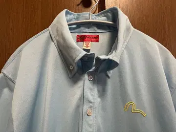 EVISU 피케 셔츠 라이트 블루 44