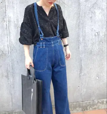 프릭스스토어 별주 SOMETHING RIBBON SALOPETTE