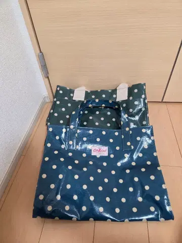 캐스키드슨 도트 무늬 토트백 2세트