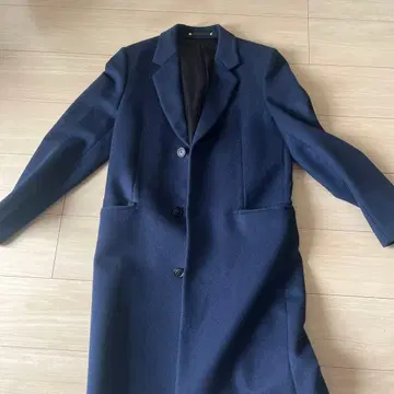 폴 스미스 네이비 체스터 코트
