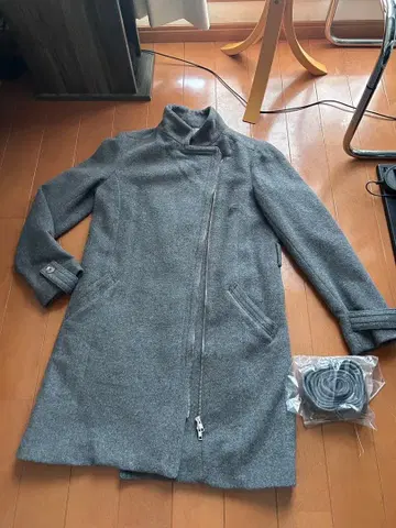 SCOBY CLUB 그레이 울 코트