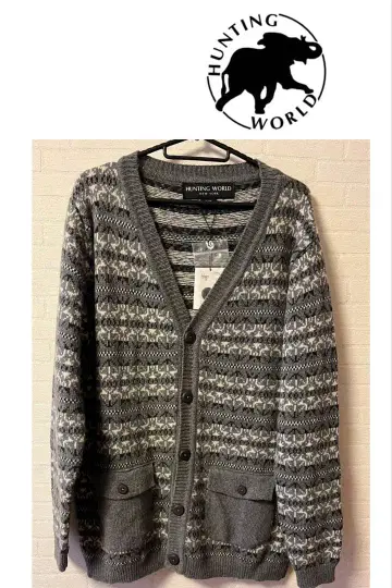 HUNTING WORLD 가디건 사이즈 50 그레이