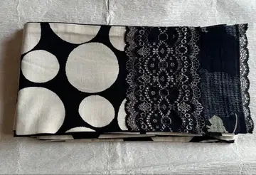 반폭 오비 물방울 패턴과 토끼 일본풍 패턴 작가