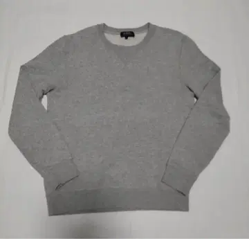 A.P.C. 그레이 크루넥 맨투맨 S