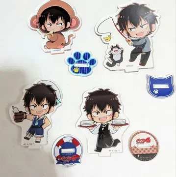 다이아몬드 A 프린세스 카페 토도로키 라이치 아크릴 스탠드 프리카페 세트