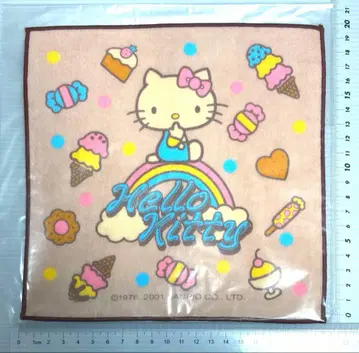 쁘띠 타월 손수건 스위츠 헬로키티 헤이세이 레트로 산리오
