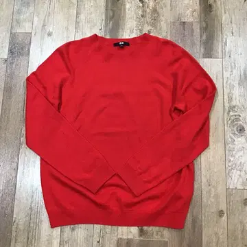 UNIQLO 캐시미어 100 여성용 XL 레드