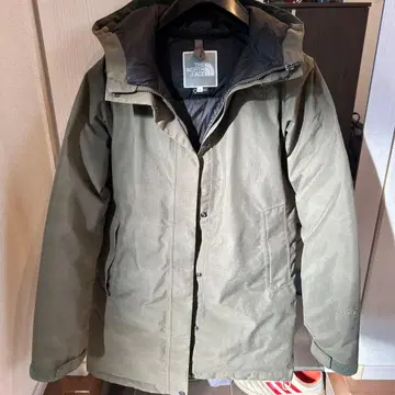 THE NORTH FACE 올리브 다운 자켓