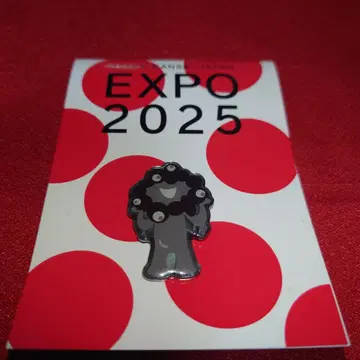 오사카 만박 회장 한정판 블랙 미야쿠미야쿠 핀 배지 1개