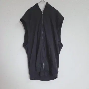 GAP 후드 부착 블랙 베스트 M 사이즈 집업 남성용 갭