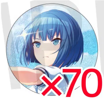 프로세카 캔뱃지 캔바 그리캔 35c 키리타니 하루카 70개