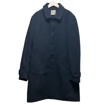 새상품급 nano universe 나노 유니버스 롱 코트 L 블랙 네이비