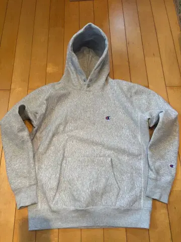 Champion 리버스 위브 후드티 스톰 쉘 xl