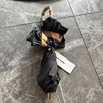 새상품 Mila Schon 우천 겸용 우산 접이식 양산 프릴 새상품