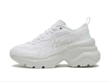 PUMA 시리아 웨지 스니커즈 화이트 23cm