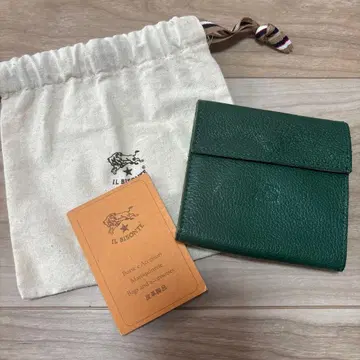 새상품 일비종떼 접이식 지갑 미니 지갑 3단 폴더형 지갑 빌데 그린