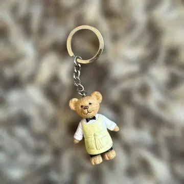 페닌슐라 홍콩 곰 에이프런 키링 약 5cm