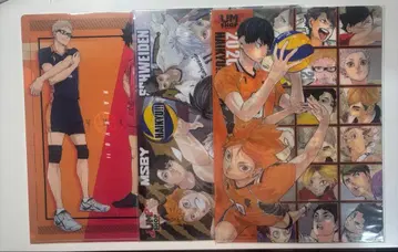 하이큐 클리어 파일 묶음 판매 점프샵 히나타 쇼요 카게야마 토비오