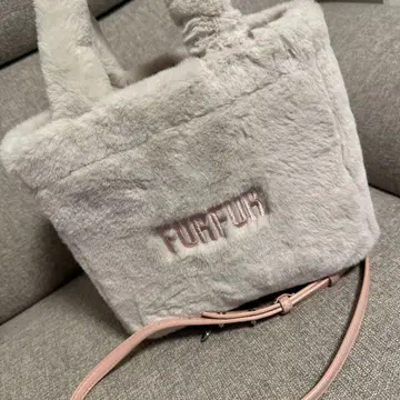 FURFUR 에코 퍼 토트백 LGRY 라이트 그레이
