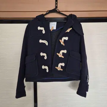 PONTETORTO 네이비 더플 코트