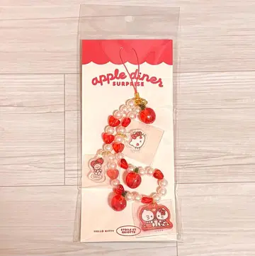 산리오 헬로키티 에뚜왈 에그리오트 콜라보 스트랩 타이니참