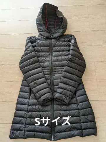 J.O.T.T 조트 롱 라이트 다운 후드 코트 수납 가방 있음 S